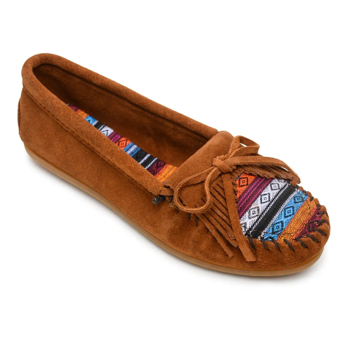 Arizona Kilty Suede Moccasins - by Minnetonka
