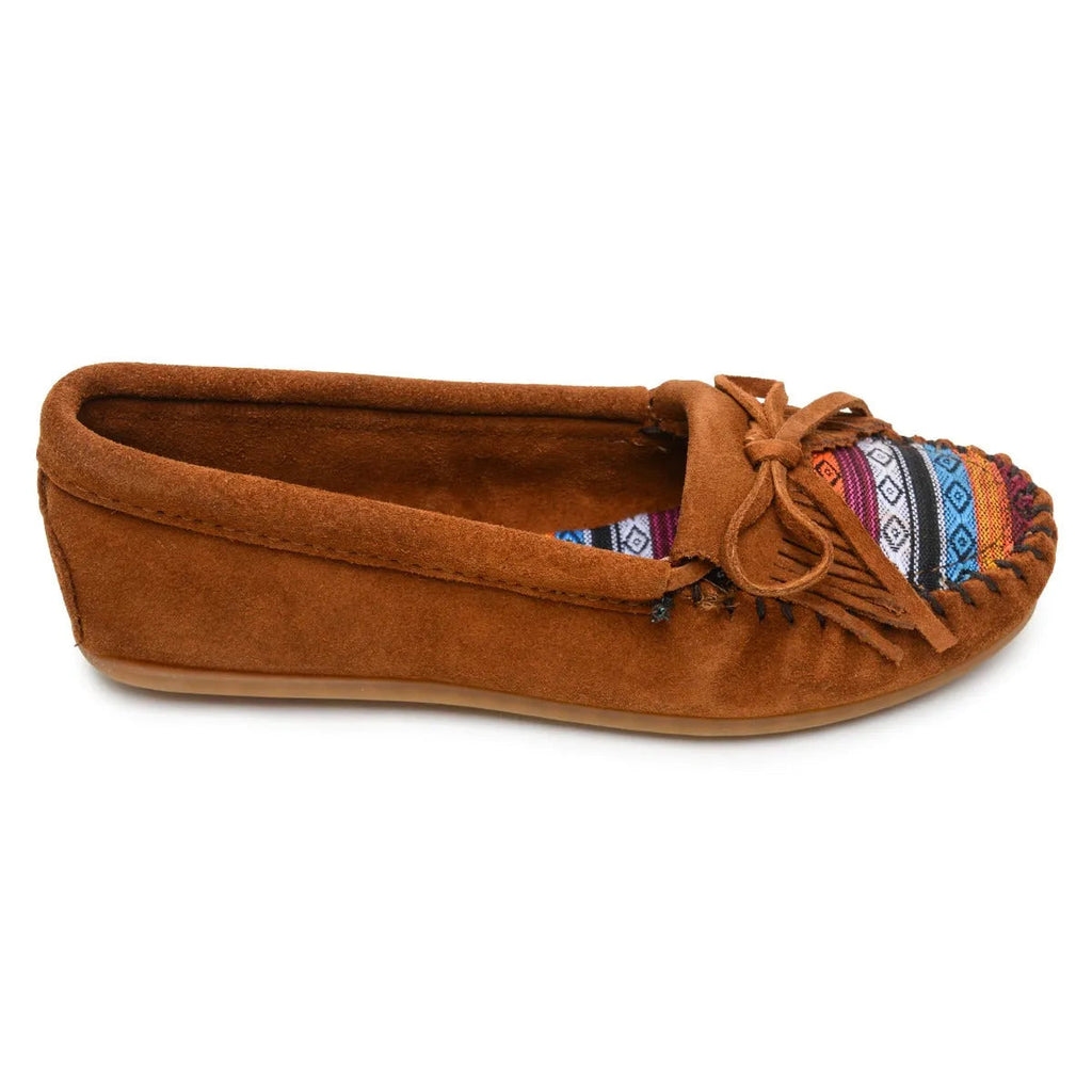 Arizona Kilty Suede Moccasins - by Minnetonka