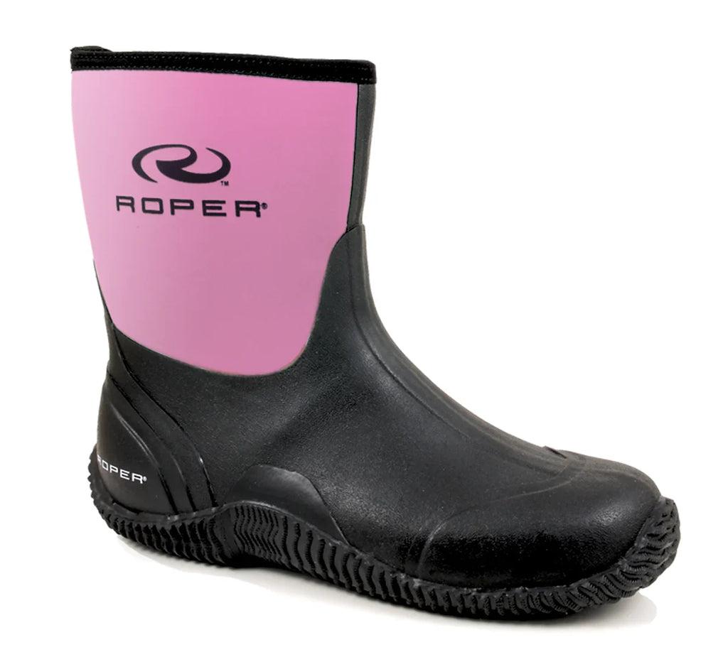 Pink Waterproof Women's Boots by Roper