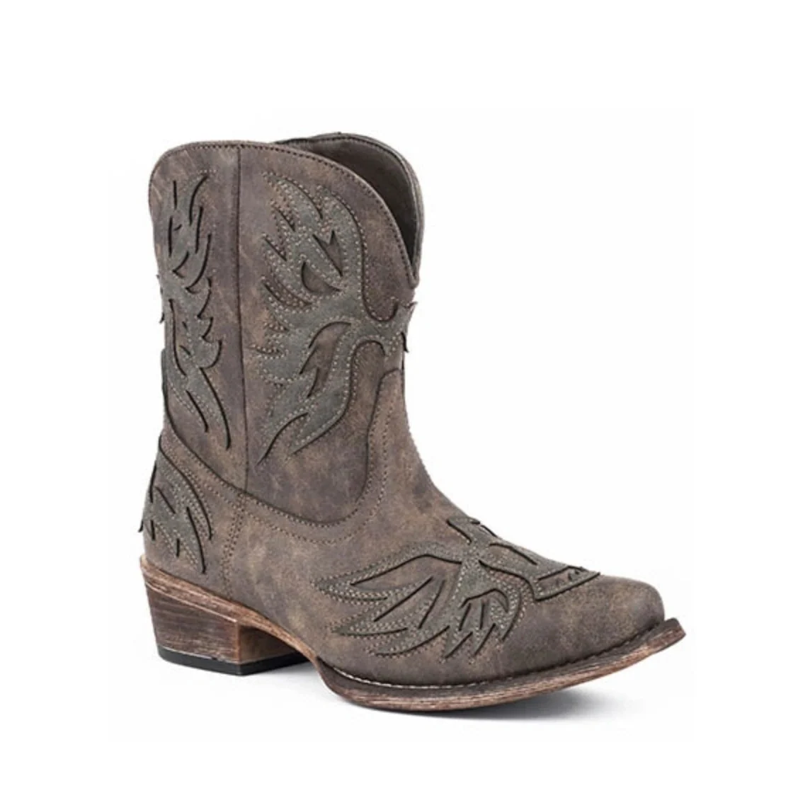 Amelia Women's Brown Cowgirl Boots by Roper