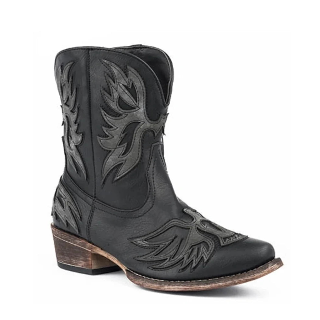 Amelia Women's Black Cowgirl Boots by Roper