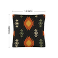 Black Aztec Pillow Case