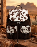 RODEO™ Brown Cow Print Back Pack / Handbag - Amazing Quality!
