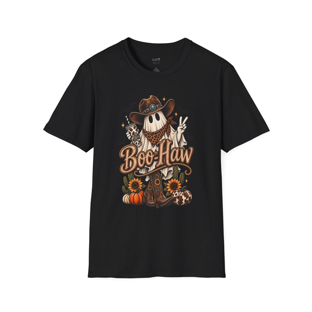 Boo-Haw Halloween Cowboy ~ Wildflowers & Moonshine Exclusive T-Shirt