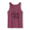Texas Tank Top — "Screw You, I'm From Texas" Graphic Garment-Dyed Tank - Wildflowers & Moonshine Exclusive