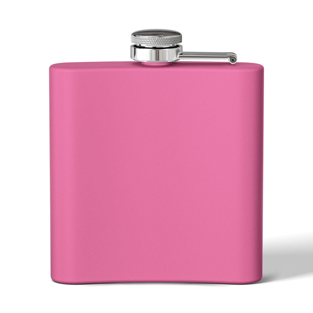 Texas Stainless Flask – “Screw You, I’m From Texas” 6oz Hip Flask (Aqua) - Wildflowers & Moonshine Exclusive