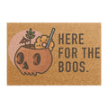 Here for the Boos Skull Cocktail Halloween Doormat - Wildflowers & Moonshine Exclusive