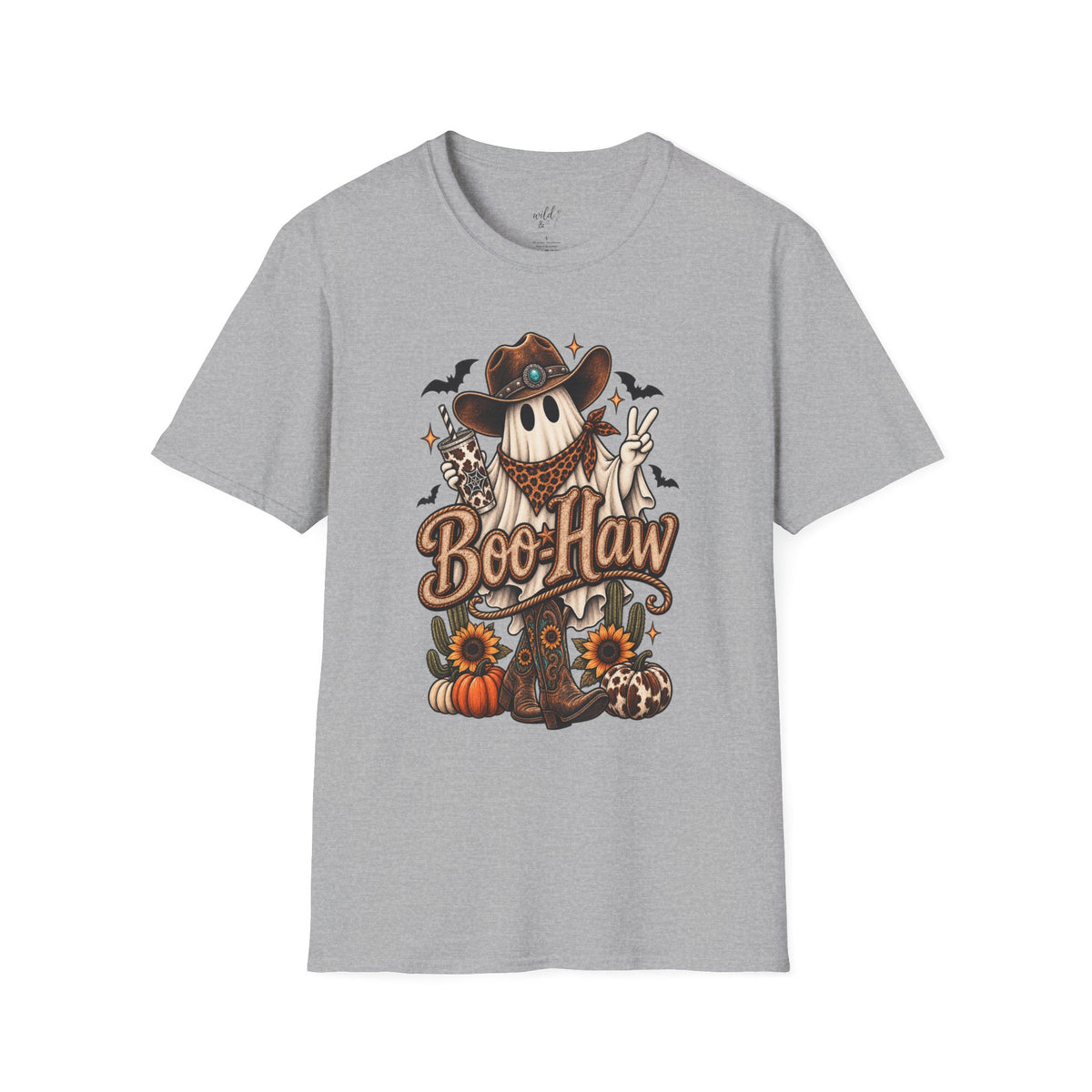 Boo-Haw Halloween Cowboy ~ Wildflowers & Moonshine Exclusive T-Shirt
