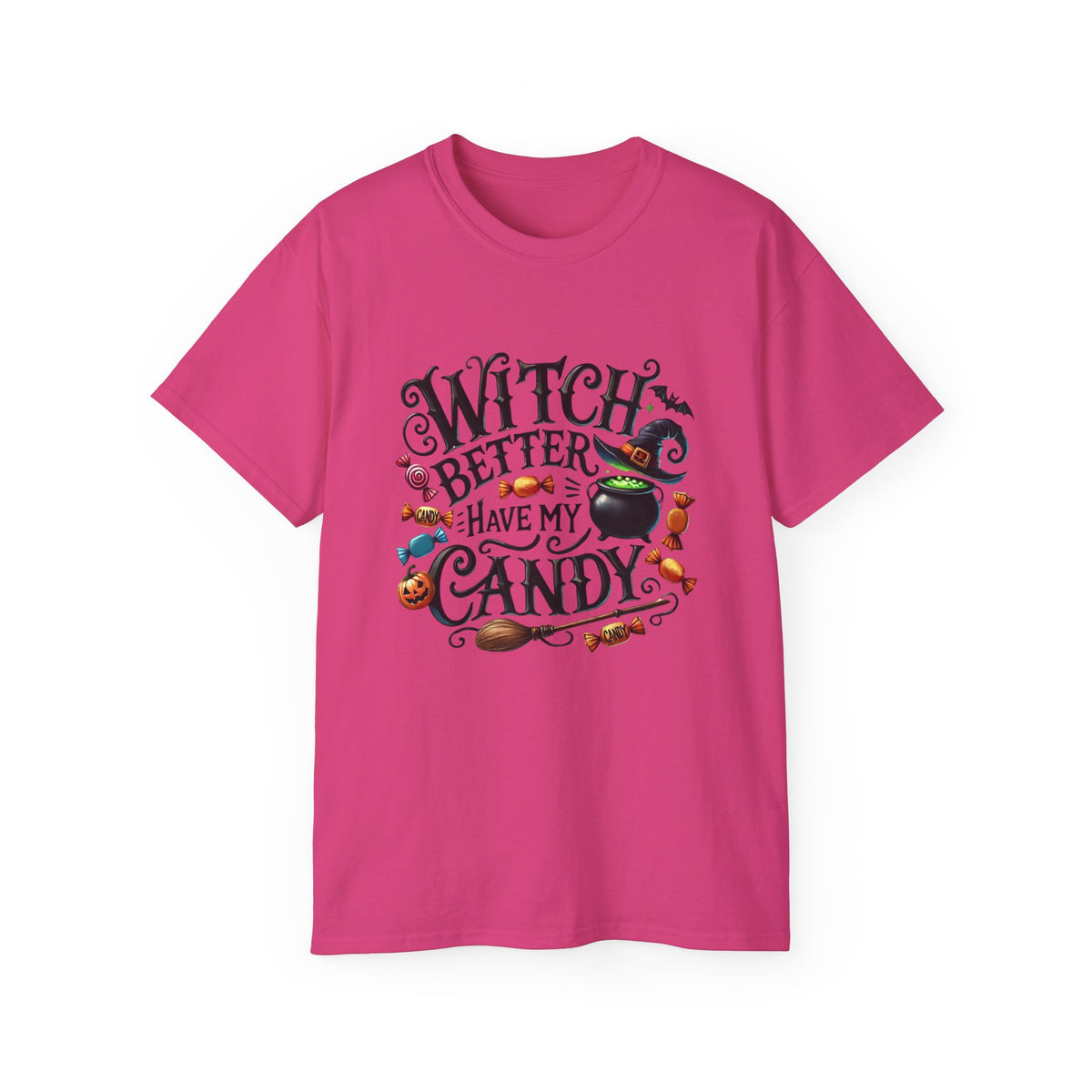 Witch Better Have My Candy Cauldron Graphic Tee-Wildflowers & Moonshine Exclusive
