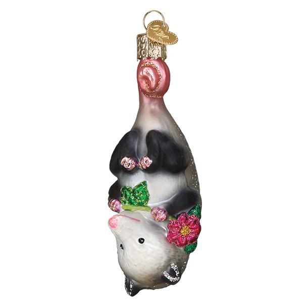 Blossom Opossum Ornament from Old World Christmas