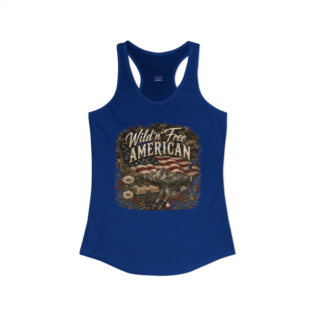 Wild'n'Free American Women's Tank Top - Wildflowers & Moonshine Exclusive