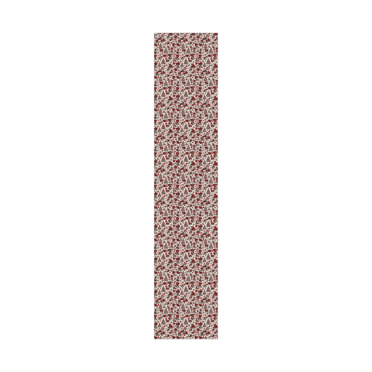 Red & Silver Cowboy Boots & Trees Christmas Wrapping Paper - Wildflowers & Moonshine Exclusive
