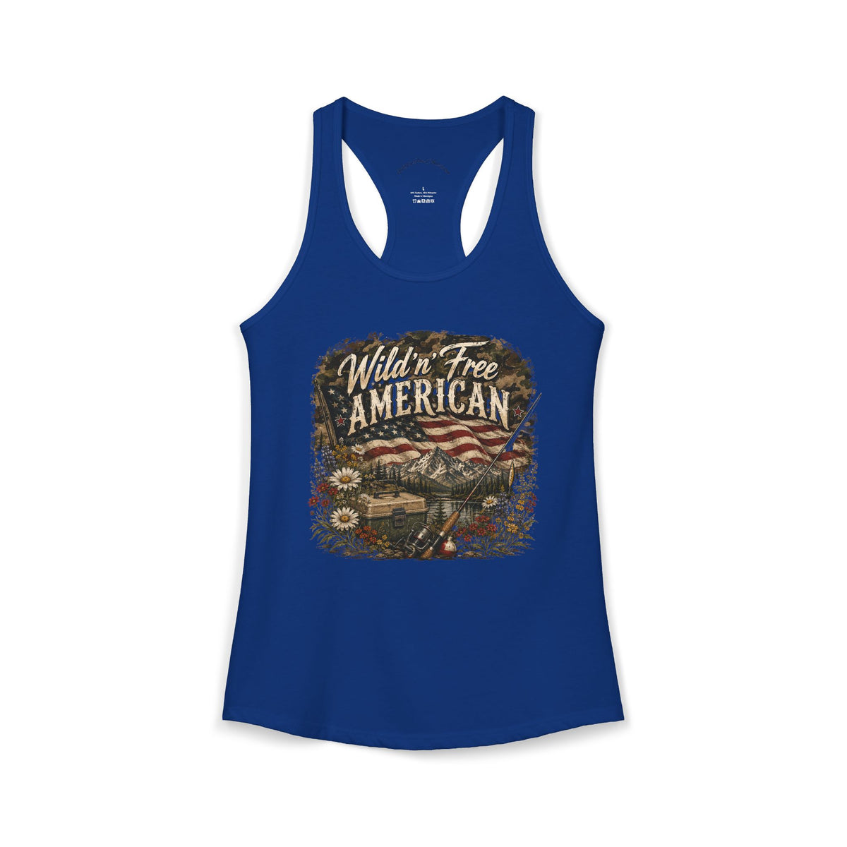 Wild'n'Free American Women's Tank Top - Wildflowers & Moonshine Exclusive