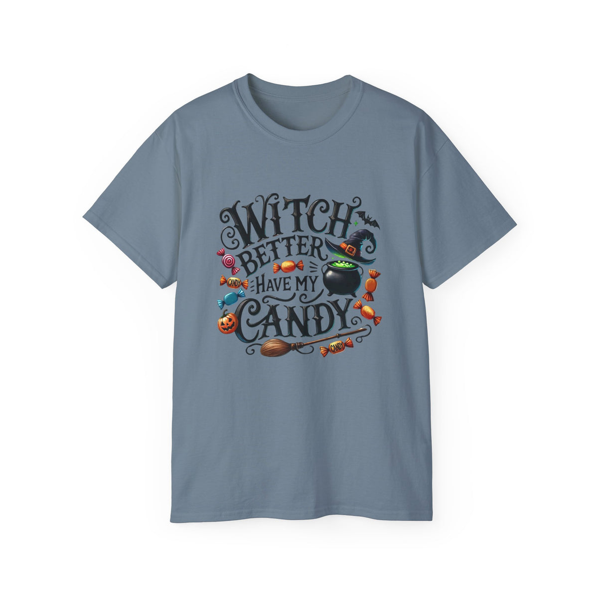 Witch Better Have My Candy Cauldron Graphic Tee-Wildflowers & Moonshine Exclusive