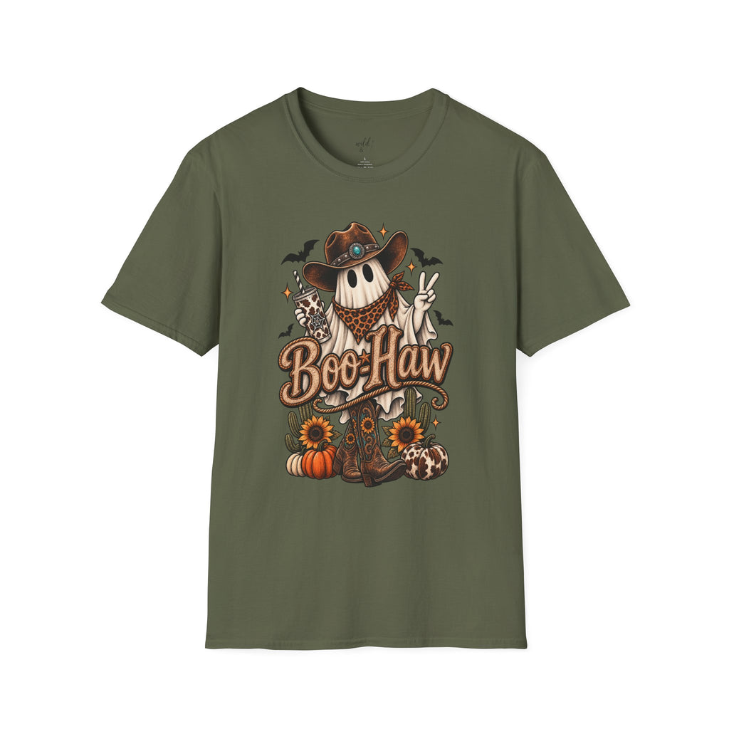 Boo-Haw Halloween Cowboy ~ Wildflowers & Moonshine Exclusive T-Shirt