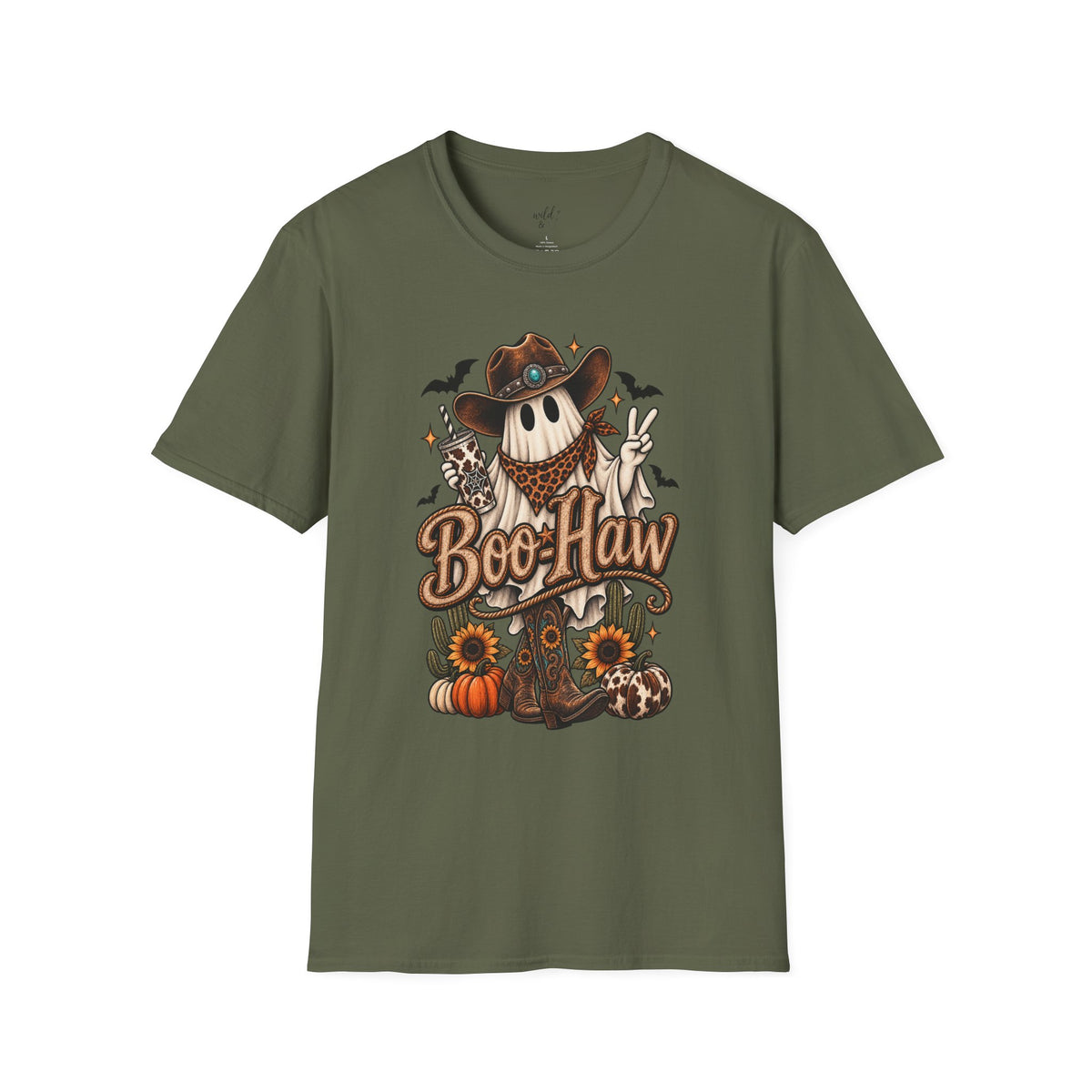 Boo-Haw Halloween Cowboy ~ Wildflowers & Moonshine Exclusive T-Shirt