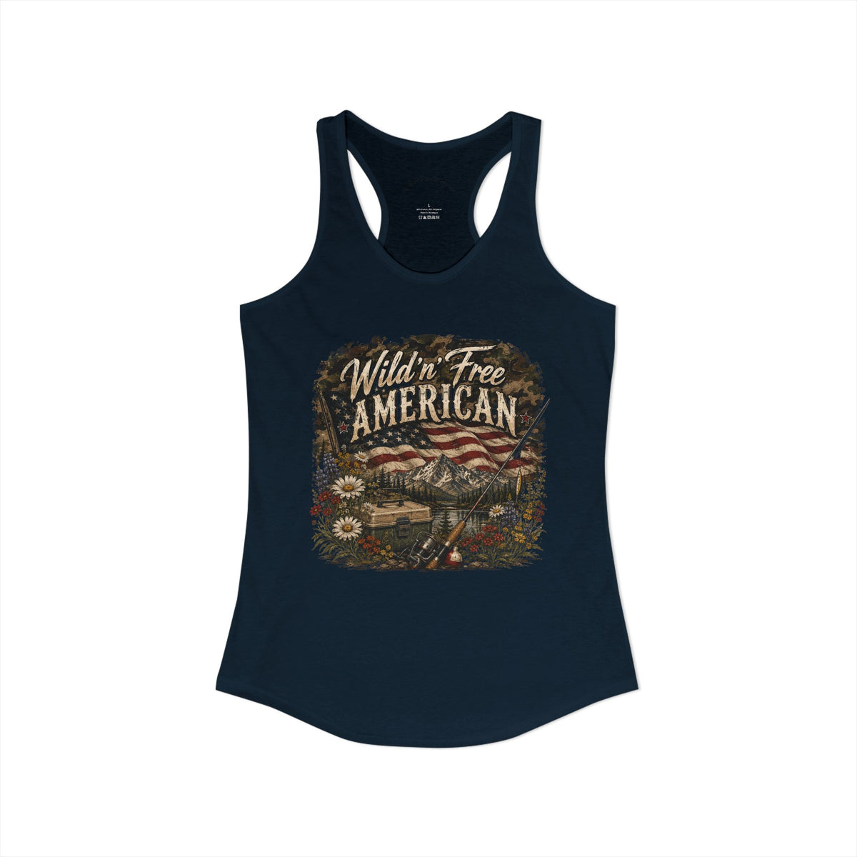 Wild'n'Free American Women's Tank Top - Wildflowers & Moonshine Exclusive