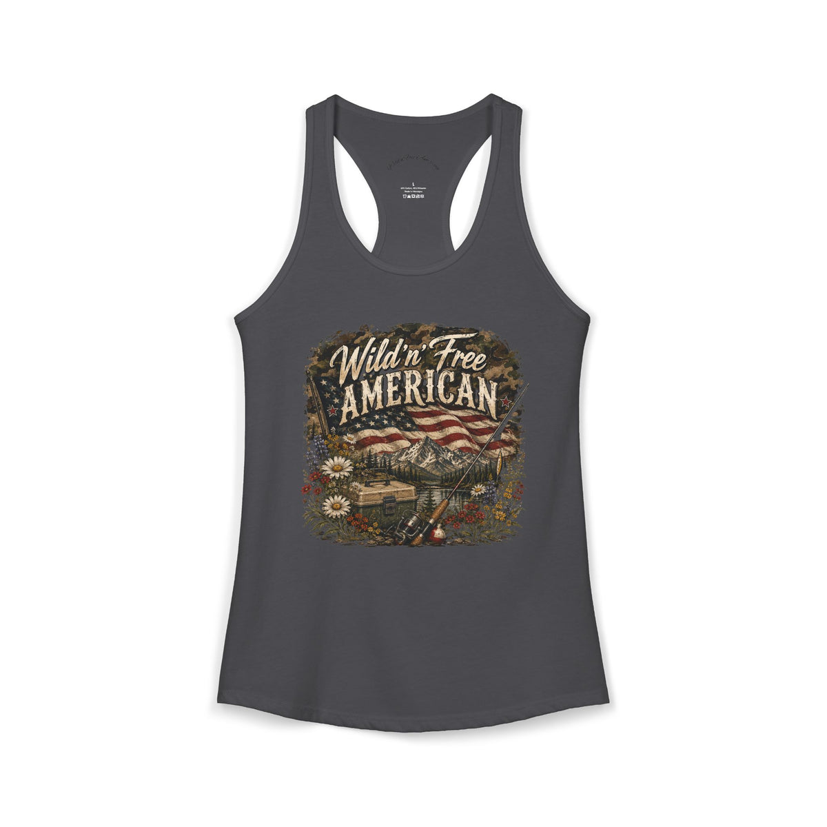 Wild'n'Free American Women's Tank Top - Wildflowers & Moonshine Exclusive