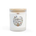Wildflowers & Moonshine Scented Candle — Frosted Glass 11oz