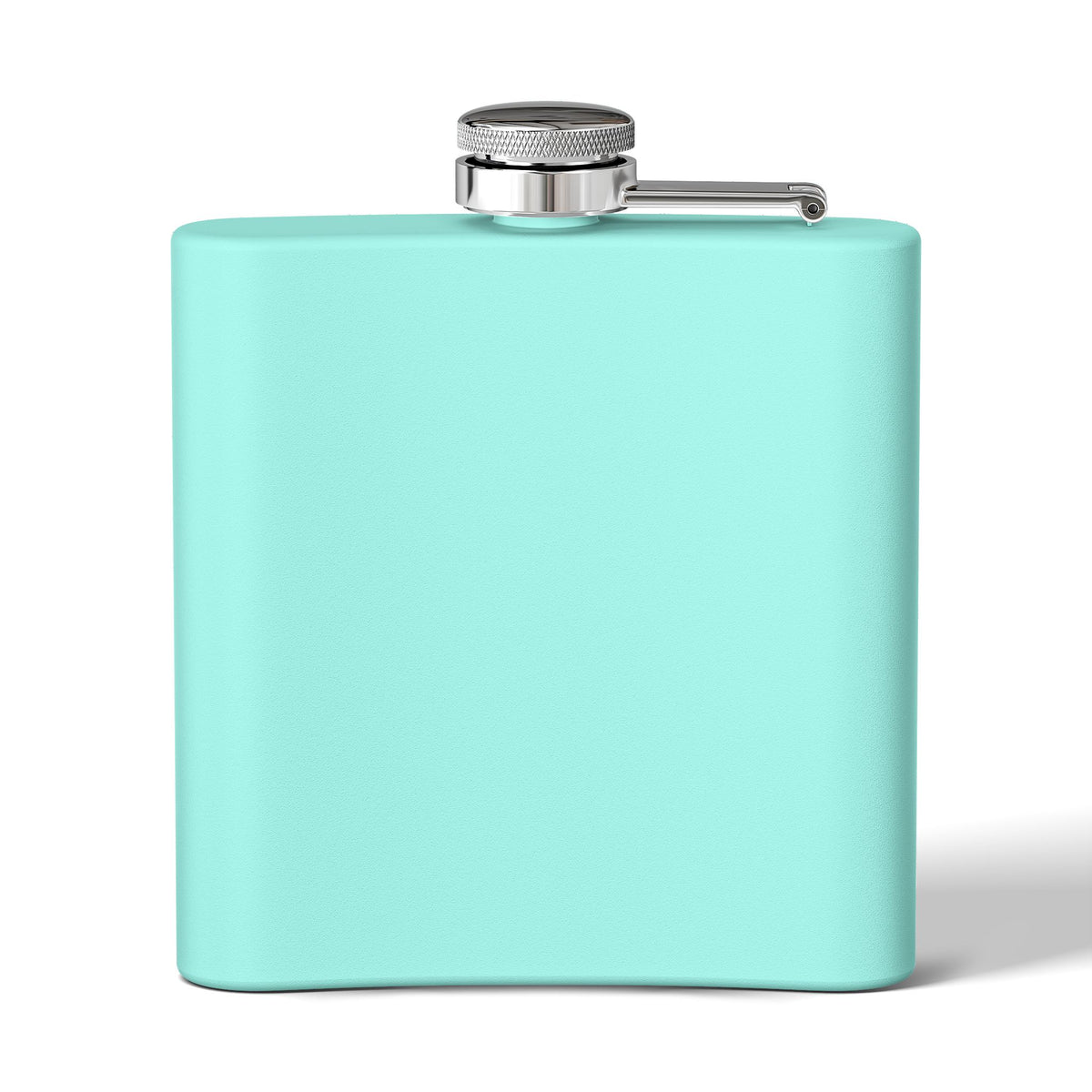 Texas Stainless Flask – “Screw You, I’m From Texas” 6oz Hip Flask (Aqua) - Wildflowers & Moonshine Exclusive