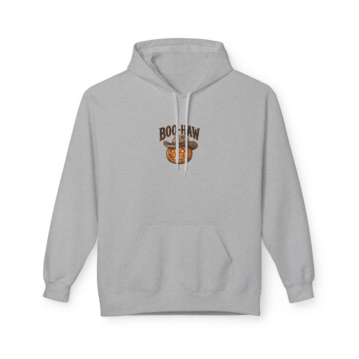 Boo-Haw Halloween Hoodie ~ Wildflowers & Moonshine — Cowgirl Scarecrow Pumpkin Fall Pullover