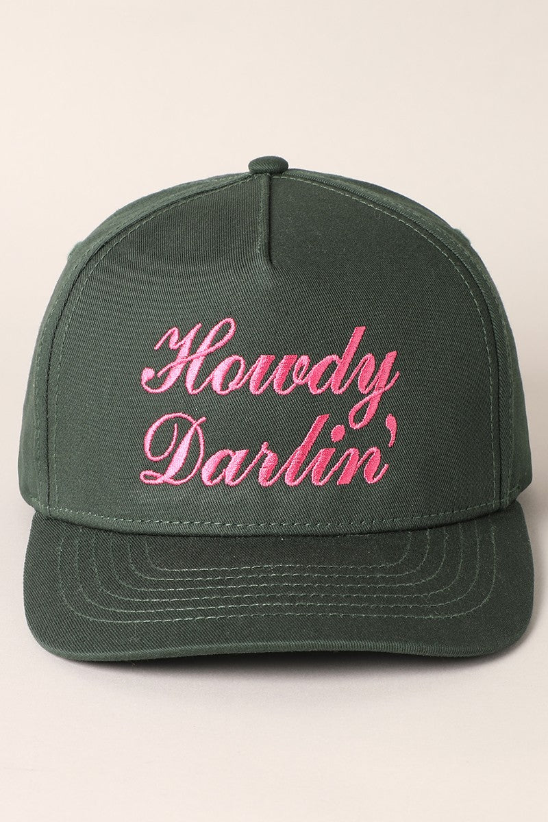 Howdy Darlin' - Embroidered Baseball Hat