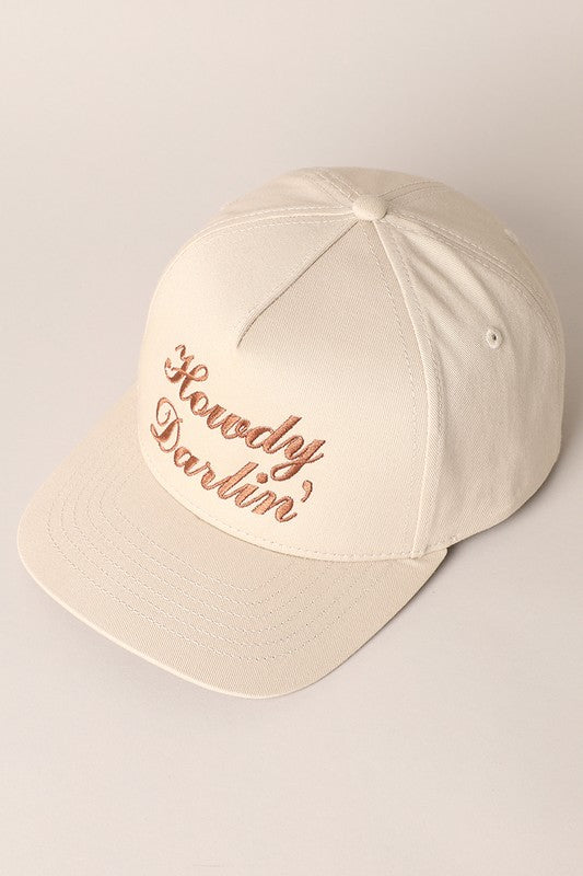 Howdy Darlin' - Embroidered Baseball Hat