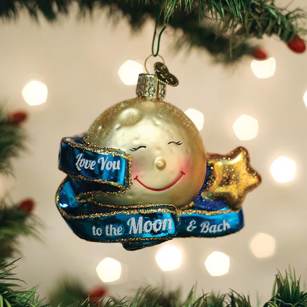 Love You To The Moon & Back Ornament from Old World Christmas