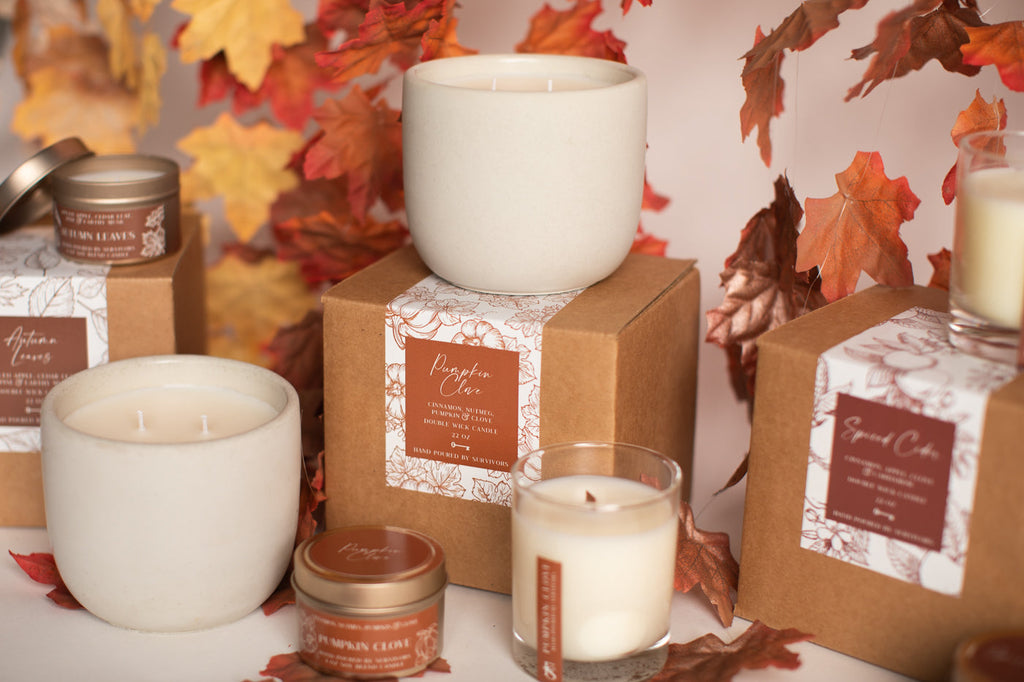 Pumpkin Clove Tin Candle 4 oz