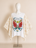 Free Spirit Handmade Boho Poncho Top ~ One Size