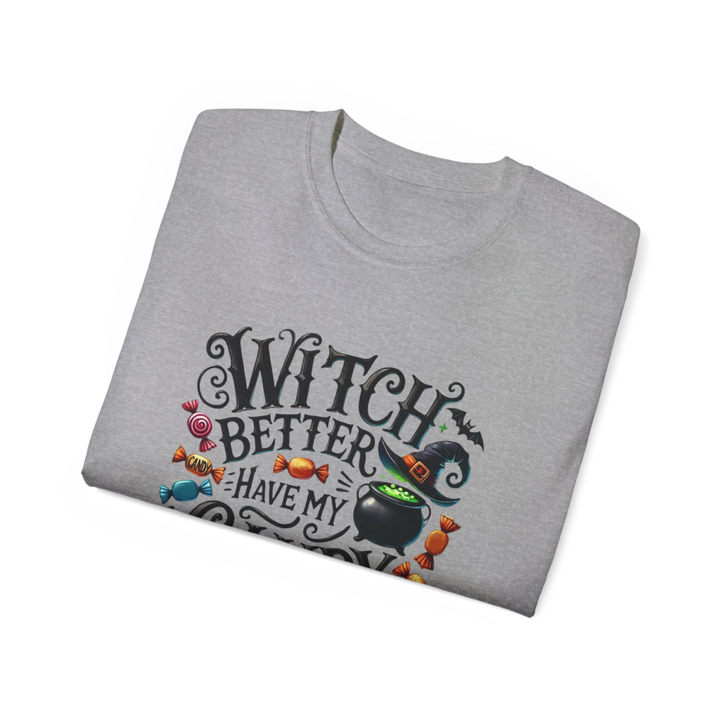 Witch Better Have My Candy Cauldron Graphic Tee-Wildflowers & Moonshine Exclusive