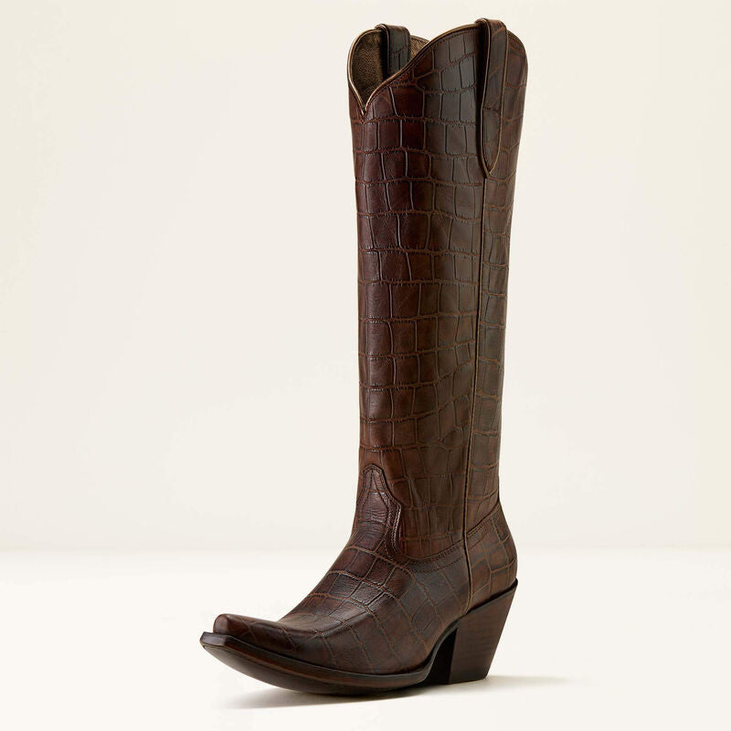 Espresso Croc Casanova Women's Boots by Ariat