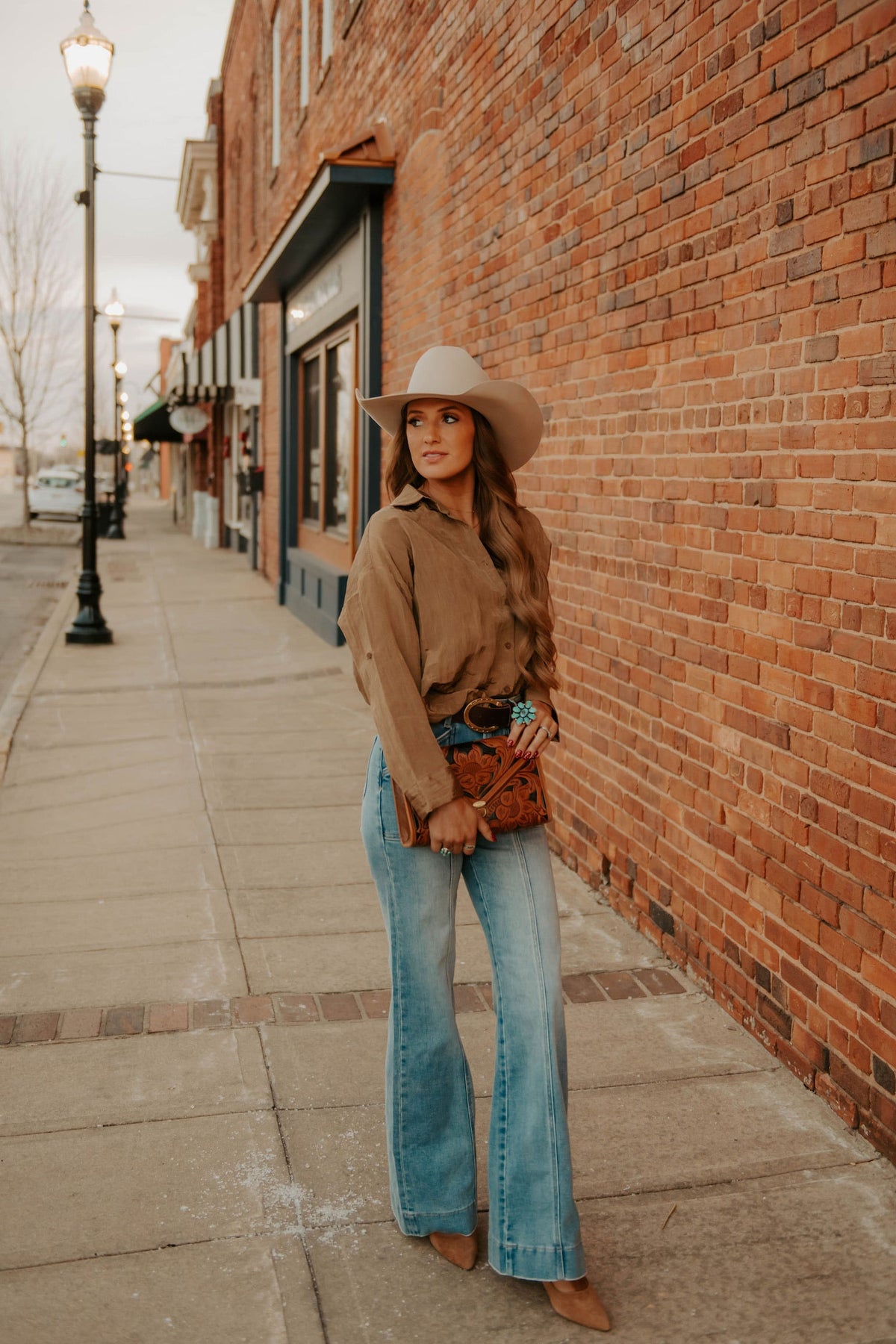 Tulsa Top in Brown