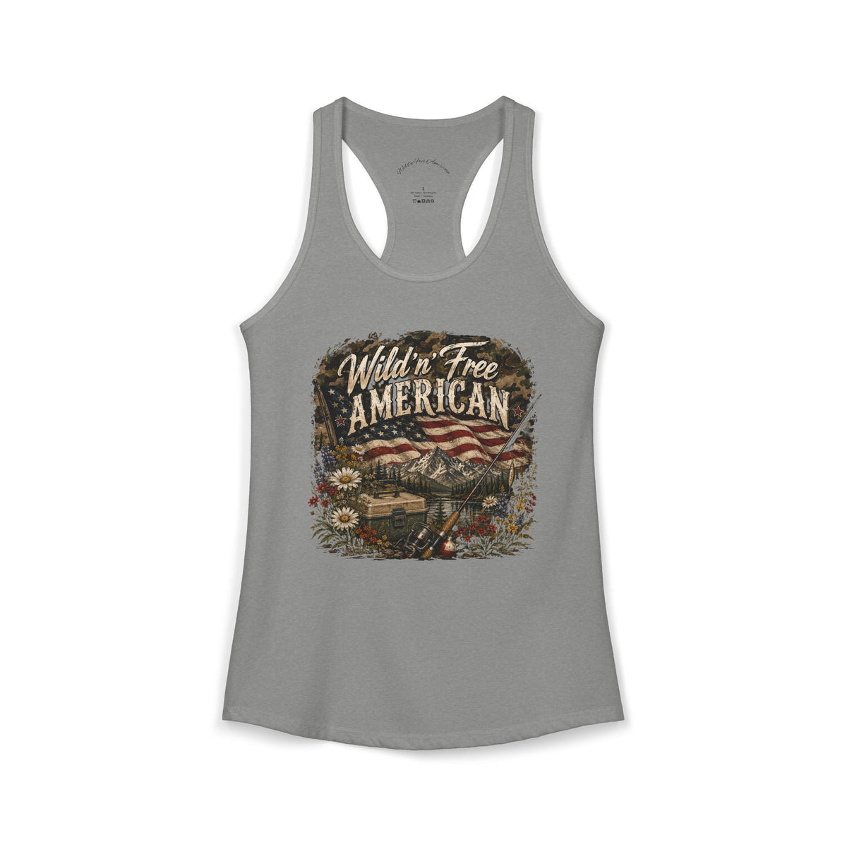 Wild'n'Free American Women's Tank Top - Wildflowers & Moonshine Exclusive
