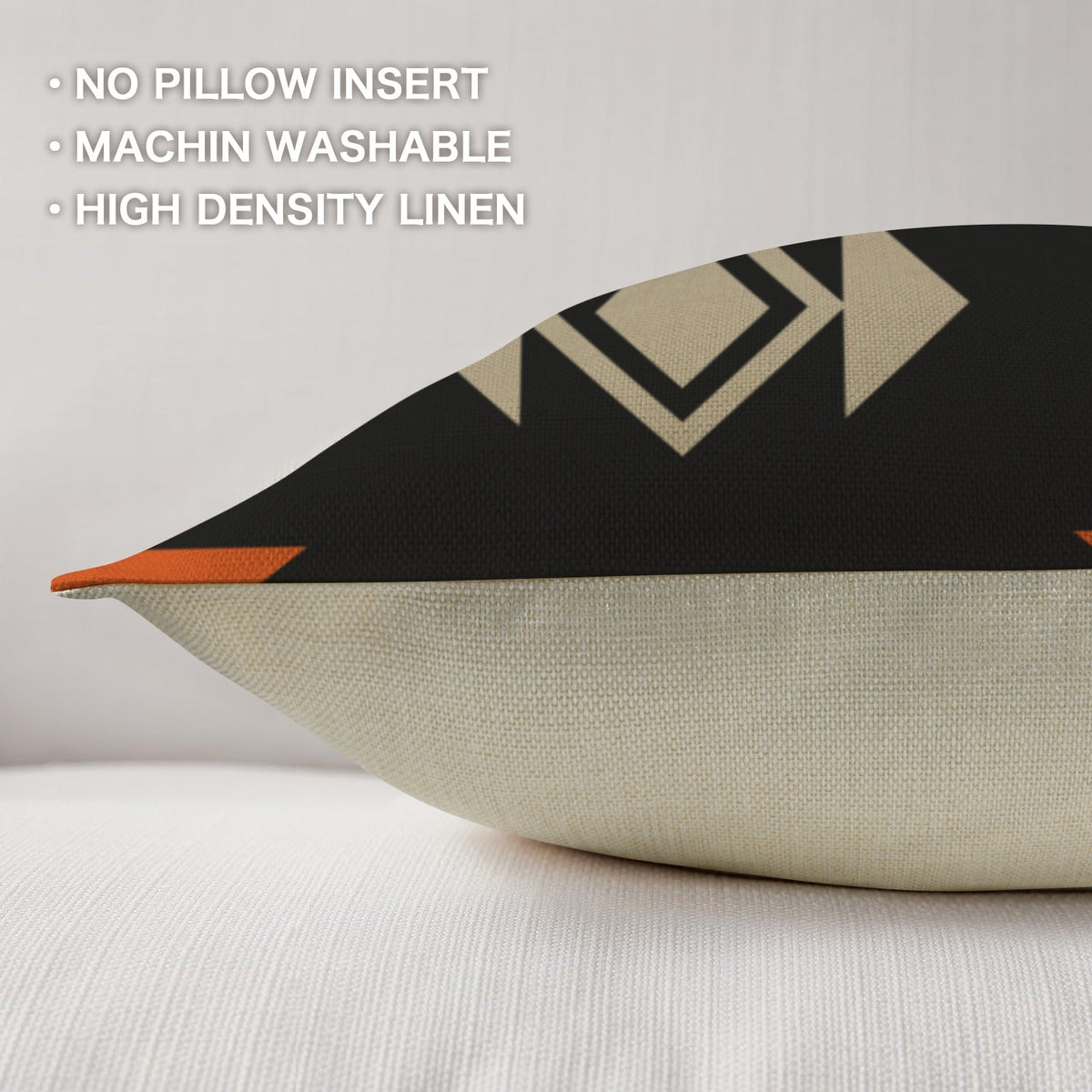 Black Aztec Pillow Case