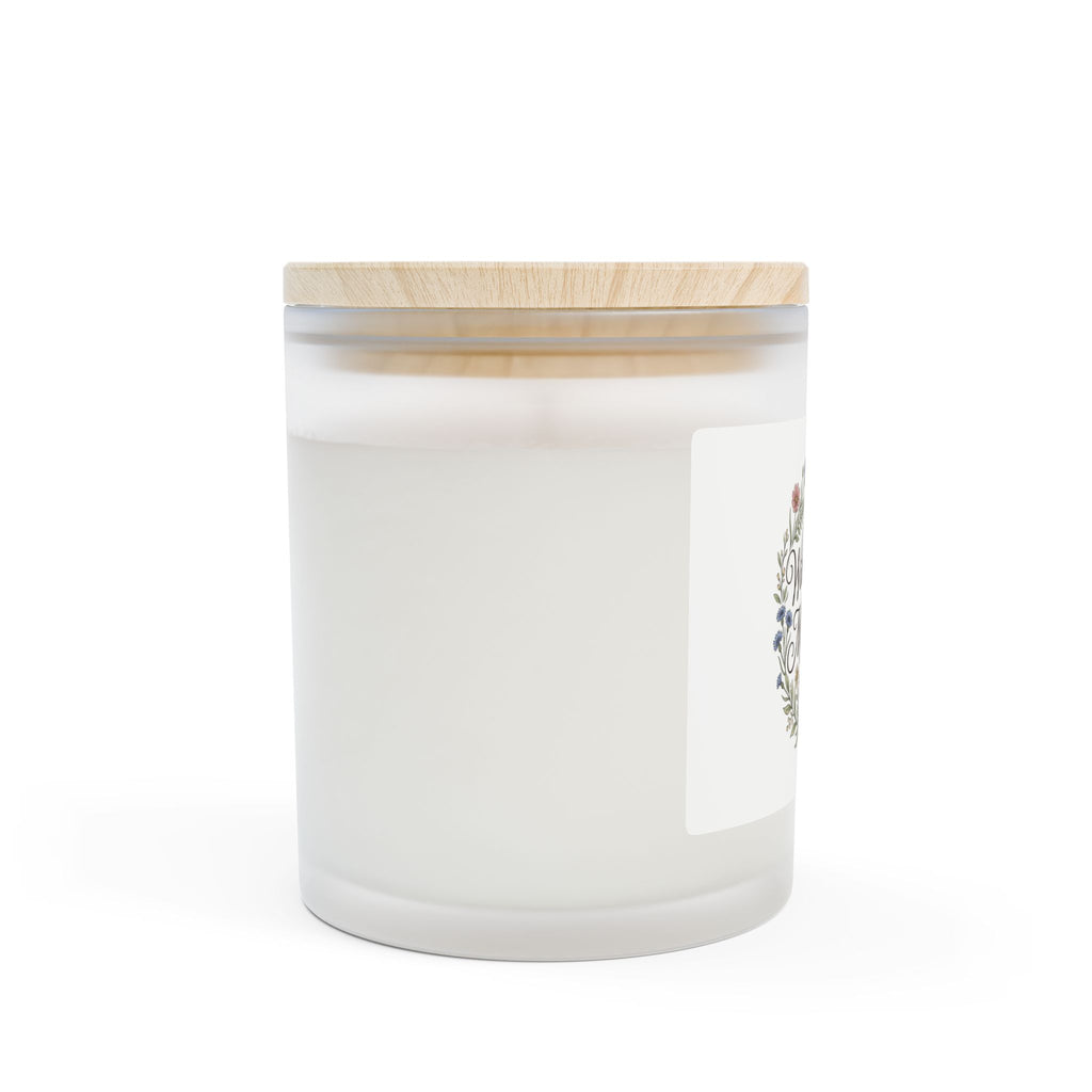 Wildflowers & Moonshine Scented Candle — Frosted Glass 11oz