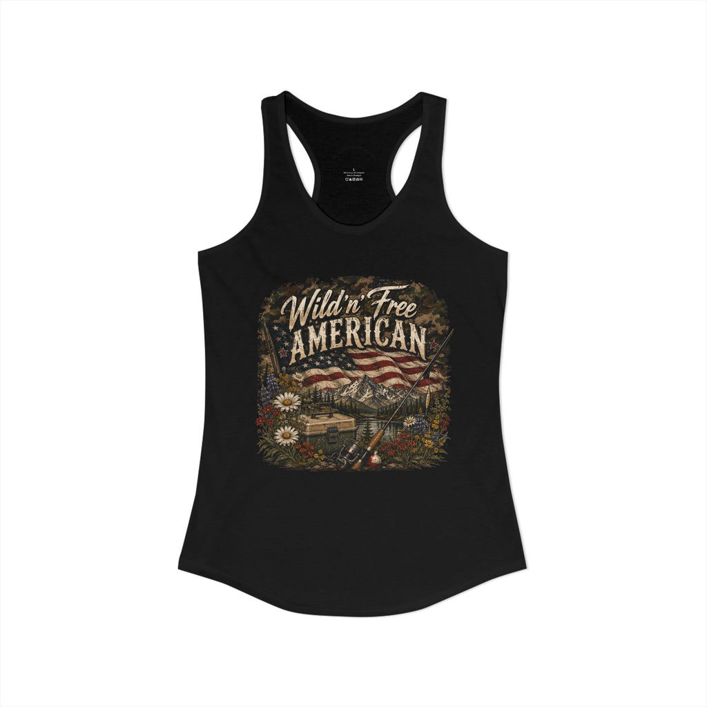Wild'n'Free American Women's Tank Top - Wildflowers & Moonshine Exclusive