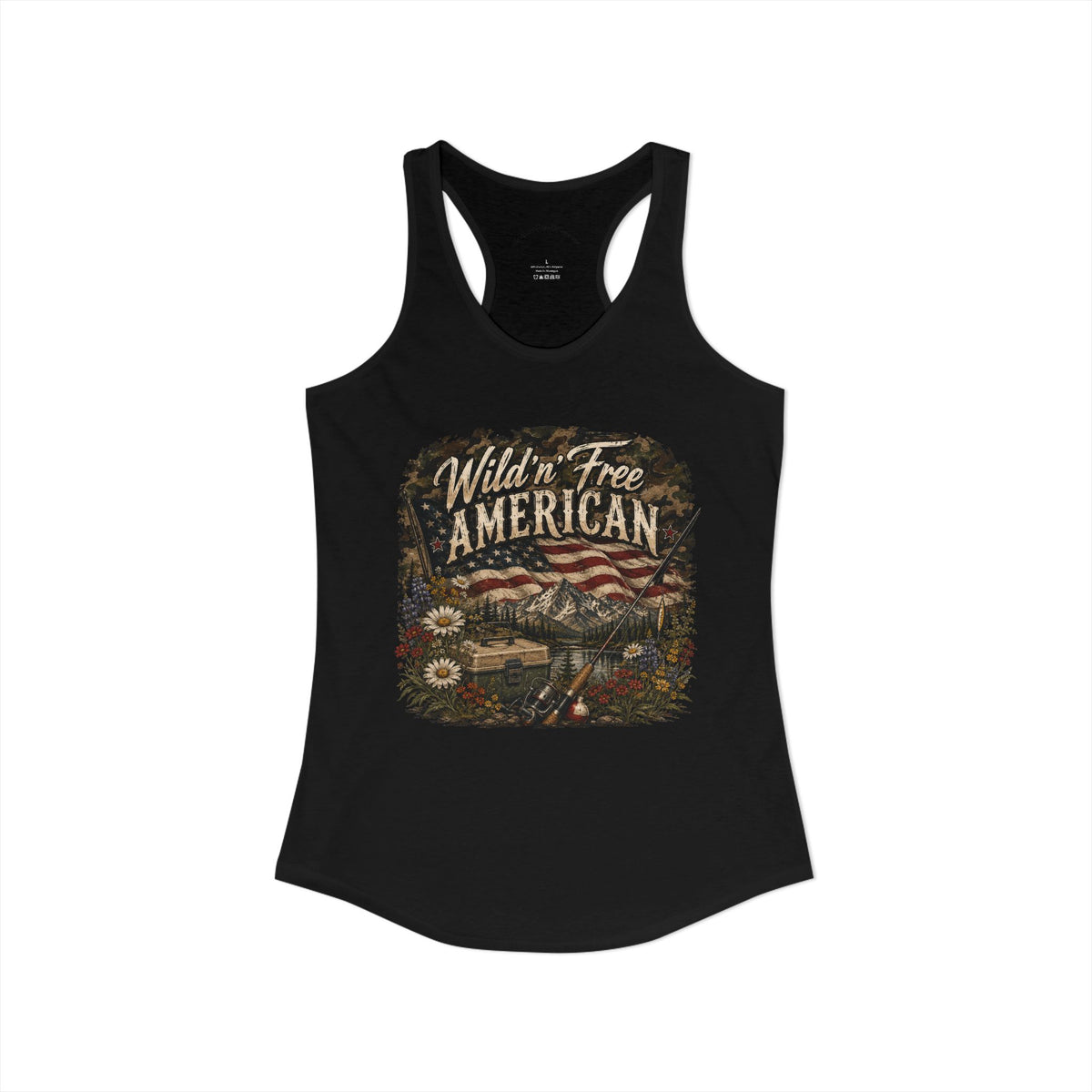 Wild'n'Free American Women's Tank Top - Wildflowers & Moonshine Exclusive