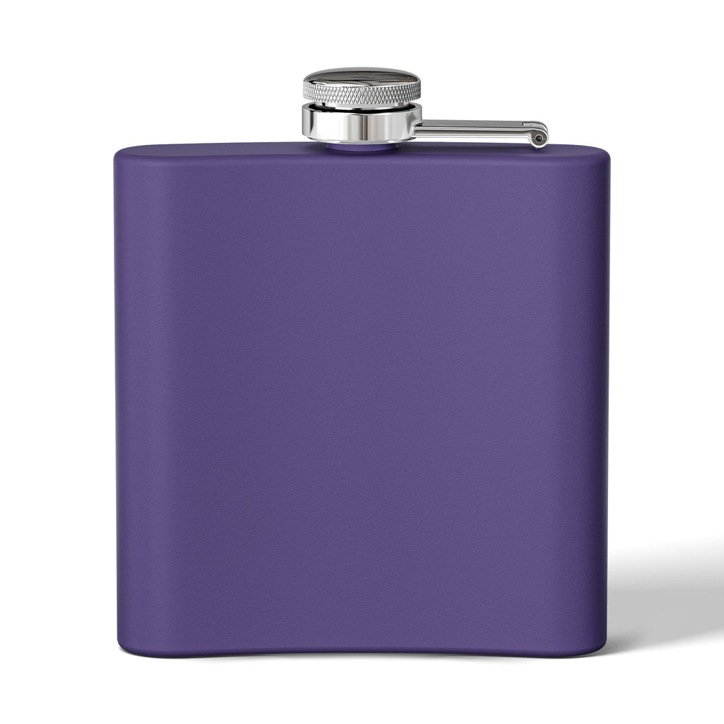Stay Wild Boho Skull & Flowers Stainless Steel Flask – 6oz Hip Flask - Wildflowers & Moonshine Exclusive!