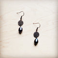 Freshwater Gray Pearl Earrings 225j