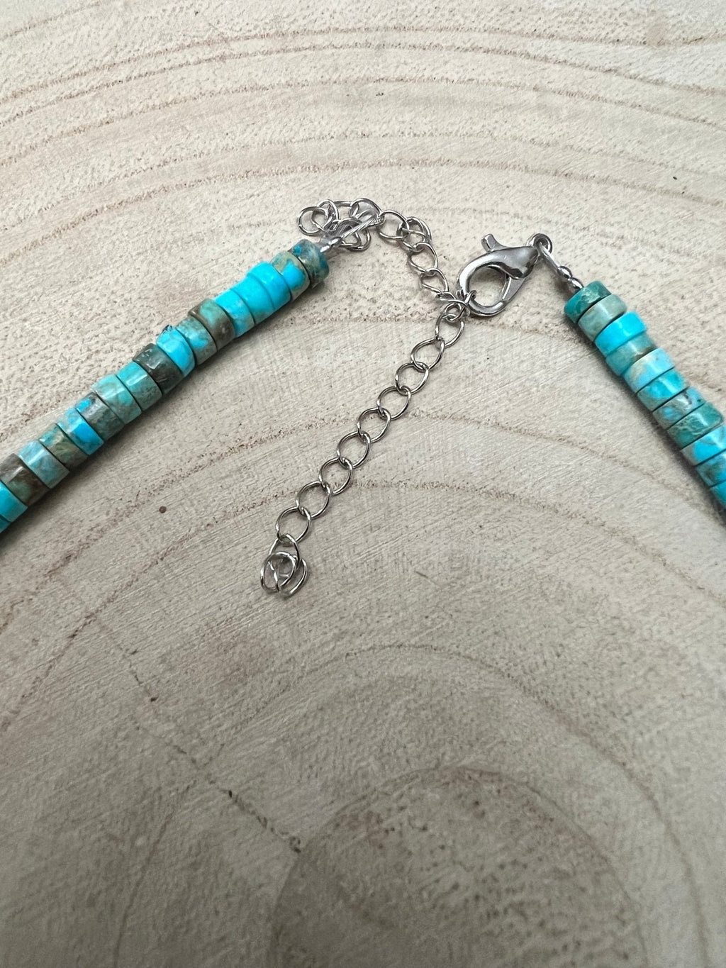 The Vibrant Choker — Spiny Oyster, Variscite Turquoise & Sterling Pearl — 14 inch (with 3 inch extender)