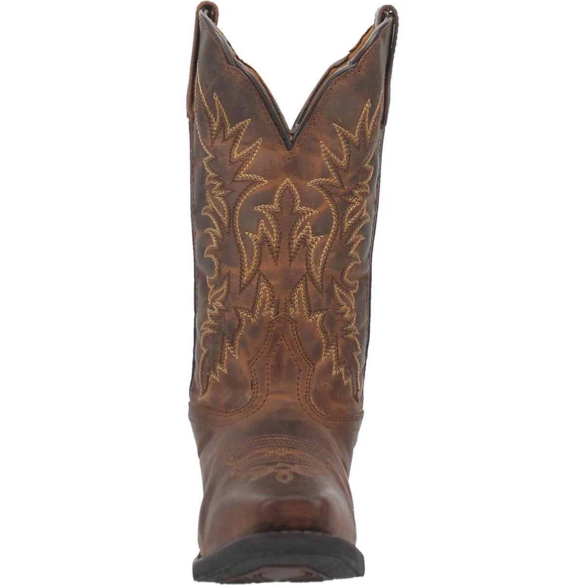 Malinda Women's Brown Leather Cowgirl Boots by Laredo