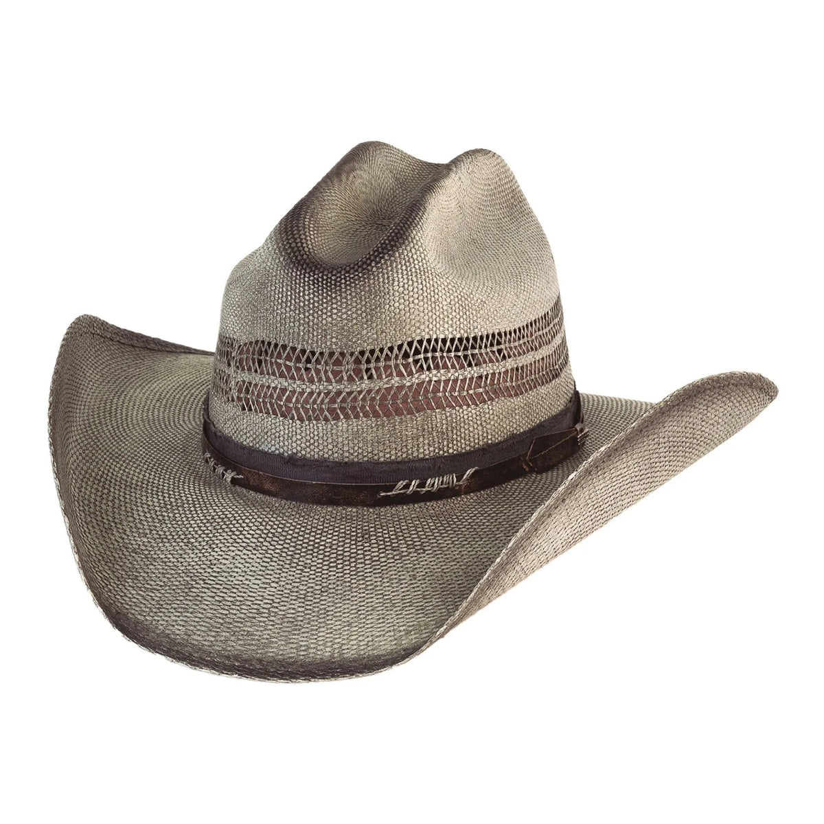 Hazey Bangora Straw Cowboy Hat by Bullhide