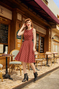 Vintage Plaid Dress