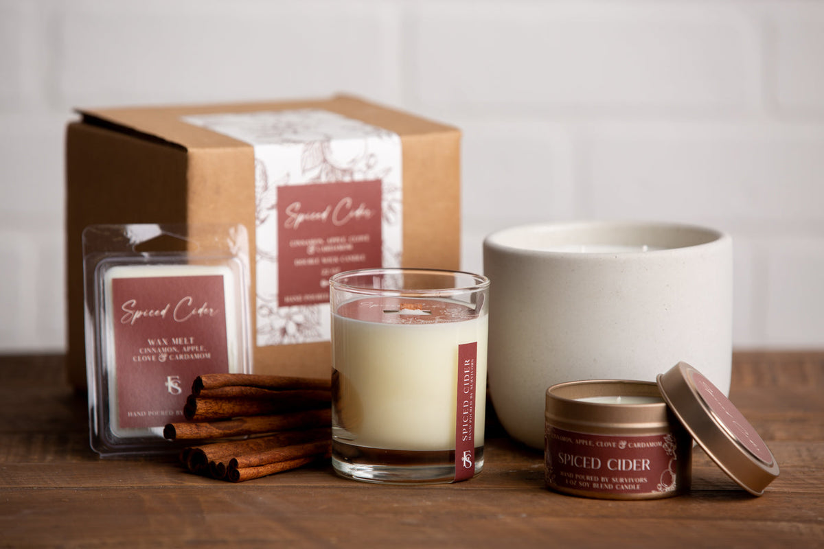 Spiced Cider Cement Candle 22 oz