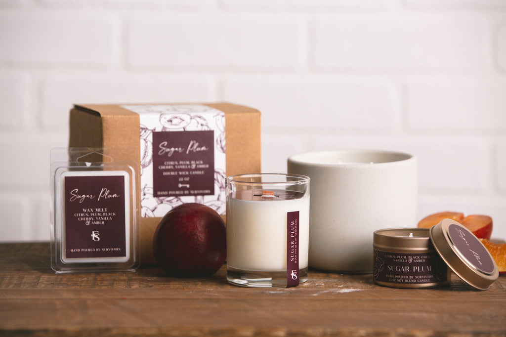 Sugar Plum Wooden Wick Candle 7.5 oz