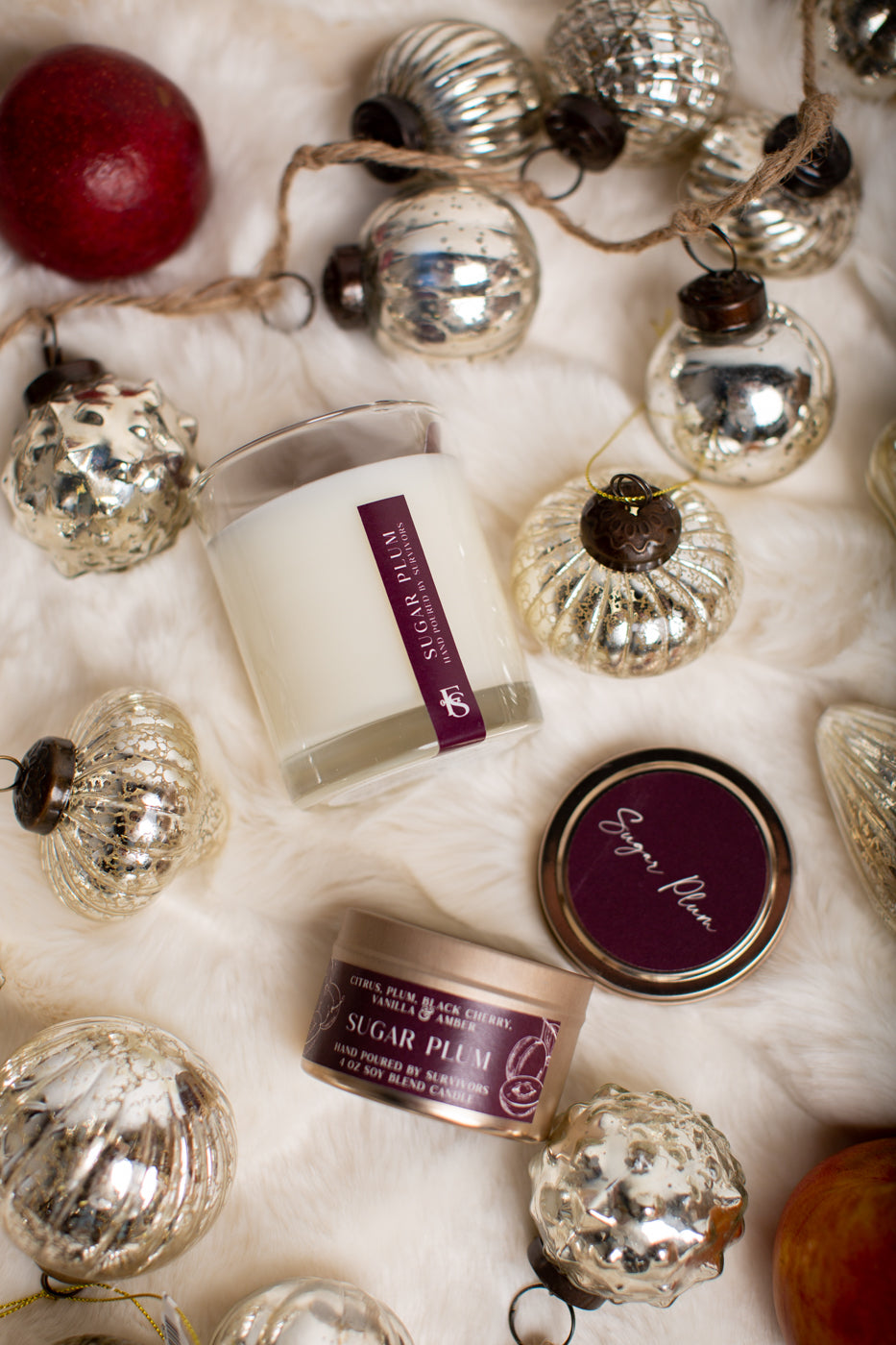 Sugar Plum Wooden Wick Candle 7.5 oz