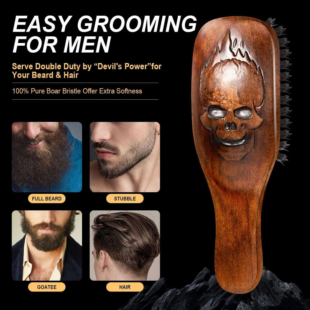 Eagle Fortress Inferno Styler Military Beard & Hair Brush