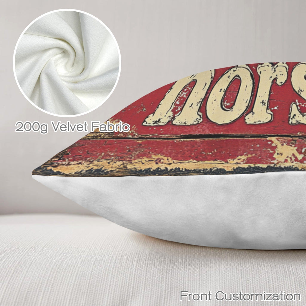 Hold Your Horses Velvety Soft Pillow Case