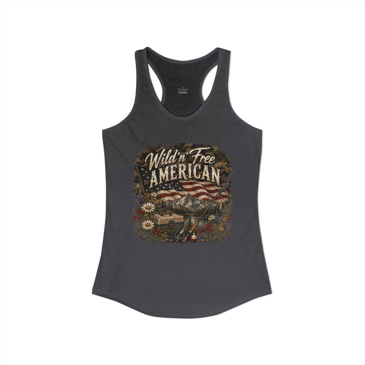 Wild'n'Free American Women's Tank Top - Wildflowers & Moonshine Exclusive